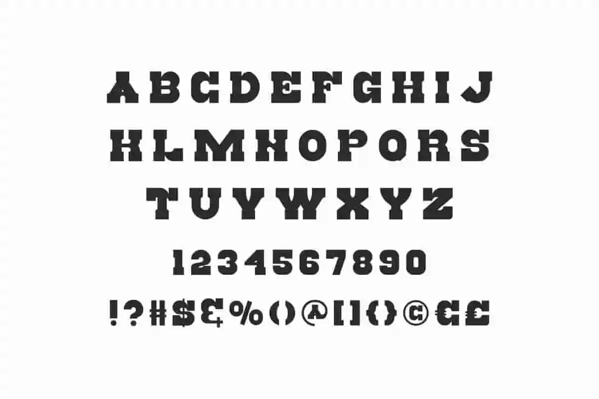 West Texas Display Font - Image 3