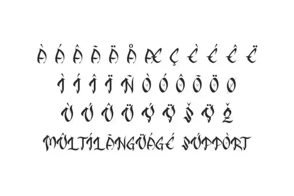 Bad Rocker display Font - Image 6